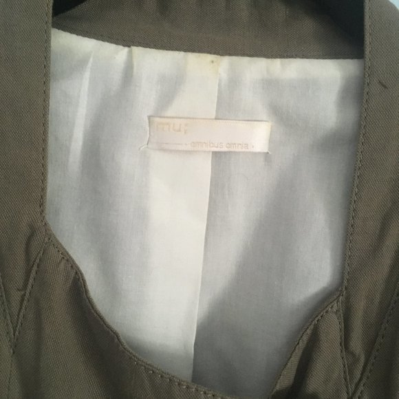 Linen/Cotton Moto Jacket - Picture 4 of 4